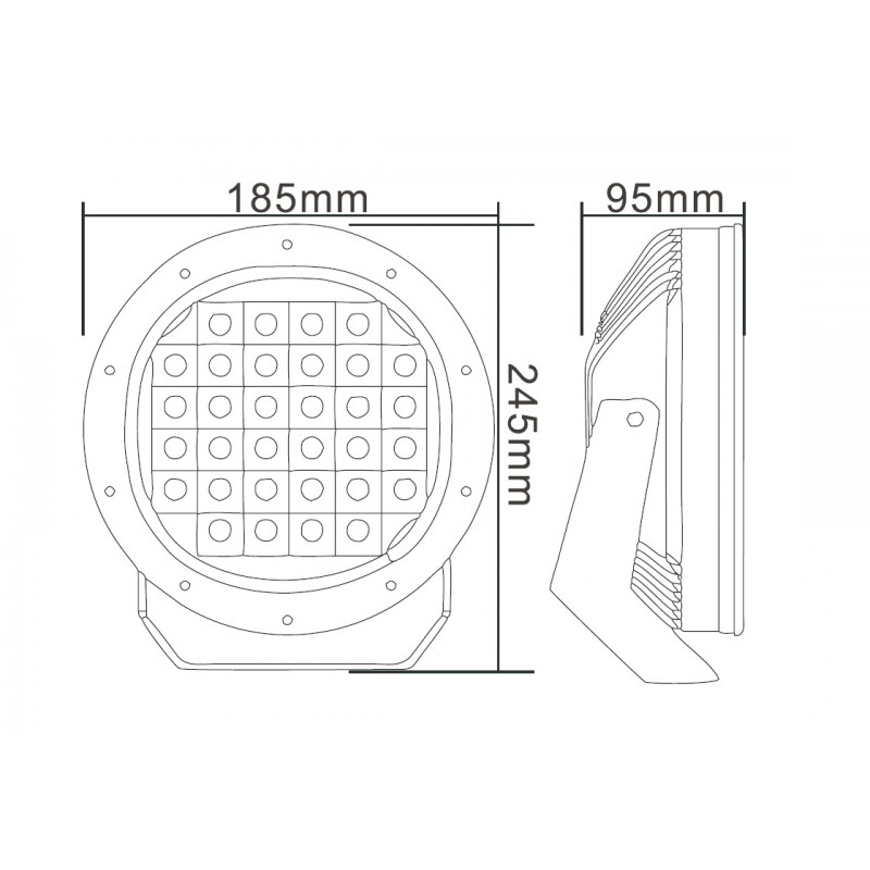 LED Extraljus TUNDRA 68 med positionsljus - 7