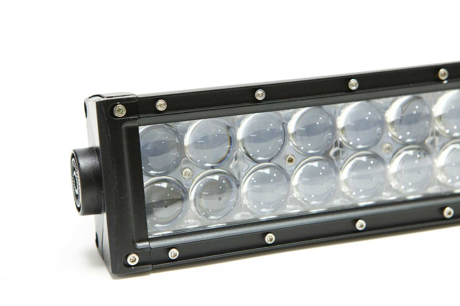 LED Ljusramp 72W rak med 4D lins COMBO. ICE. Perfekt som komplement till helljus eller arbetsbelysning till maskin.