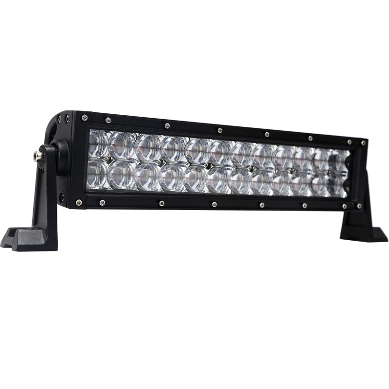LED Ljusramp 72W rak med 4D lins COMBO. ICE. Perfekt som komplement till helljus eller arbetsbelysning till maskin. - 5