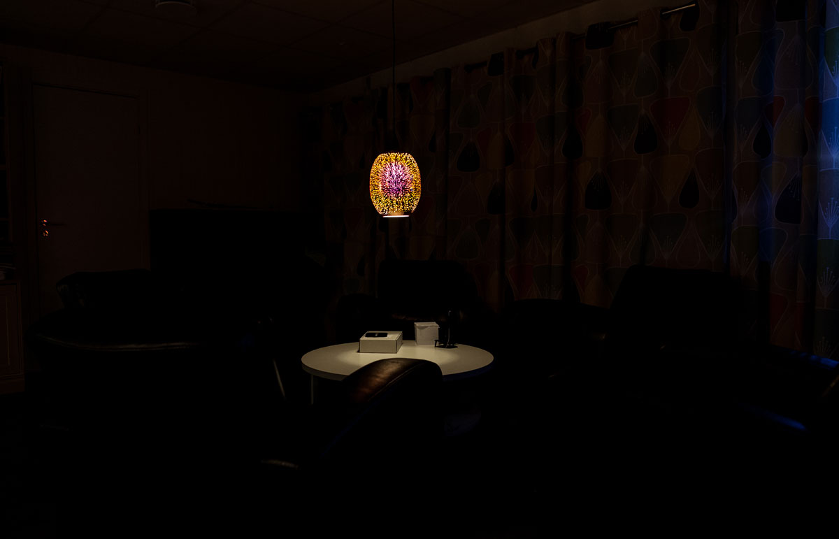 3D Taklampa - Krom Fyrverkeri - E27 - Ø300xH275mm - 5
