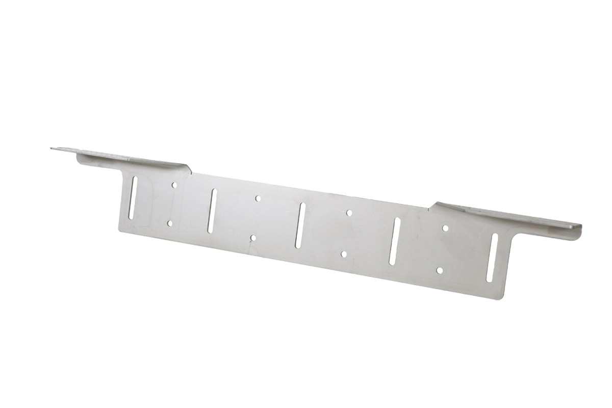 Rostfri Universal-Fäste för LED Extraljus Ljusramp på Nummerplåt  med flexibel spårbredd 120-240W - 3