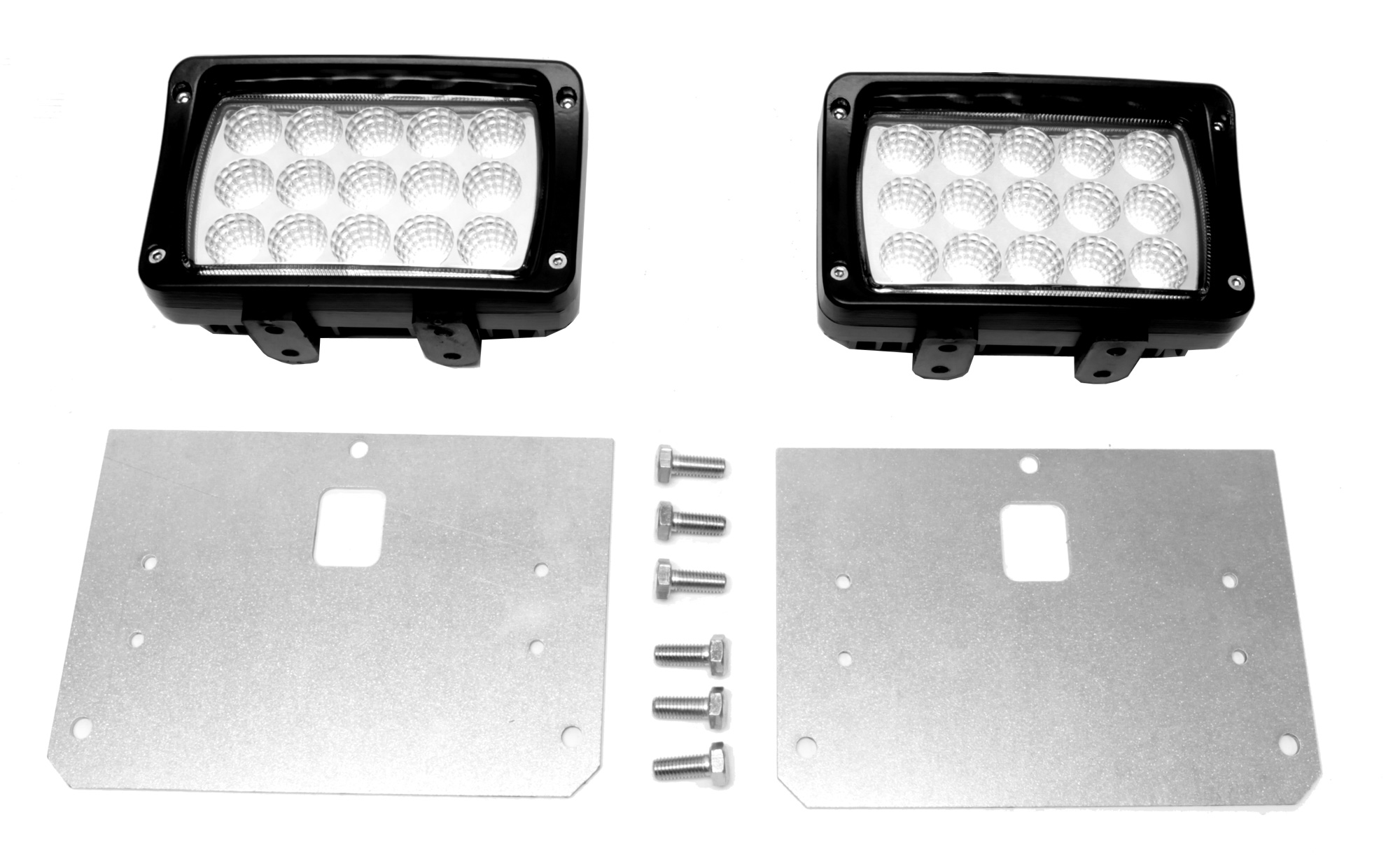 LED Arbetsljus Ombyggnadssats Volvo L50 L70 L90 L120 (Första generationen) och 4200 4300 4400 4500 4600 ** FRI FRAKT ** - 4