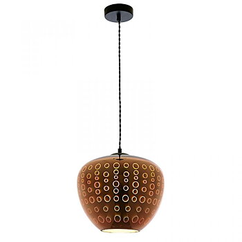 3D Taklampa - Koppar Cirklar - E27 - Ø290xH250mm