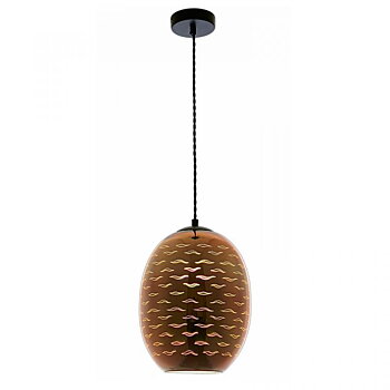 3D Taklampa - Koppar Fiskmås - E27 - Ø220xH275mm