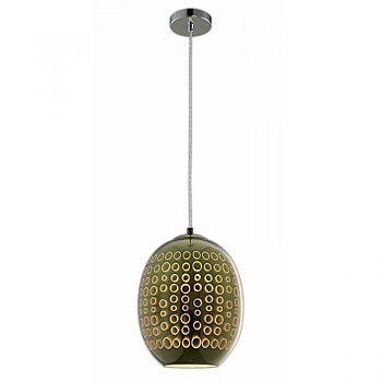 3D Taklampa - Krom Cirklar - E27 - Ø220xH275mm
