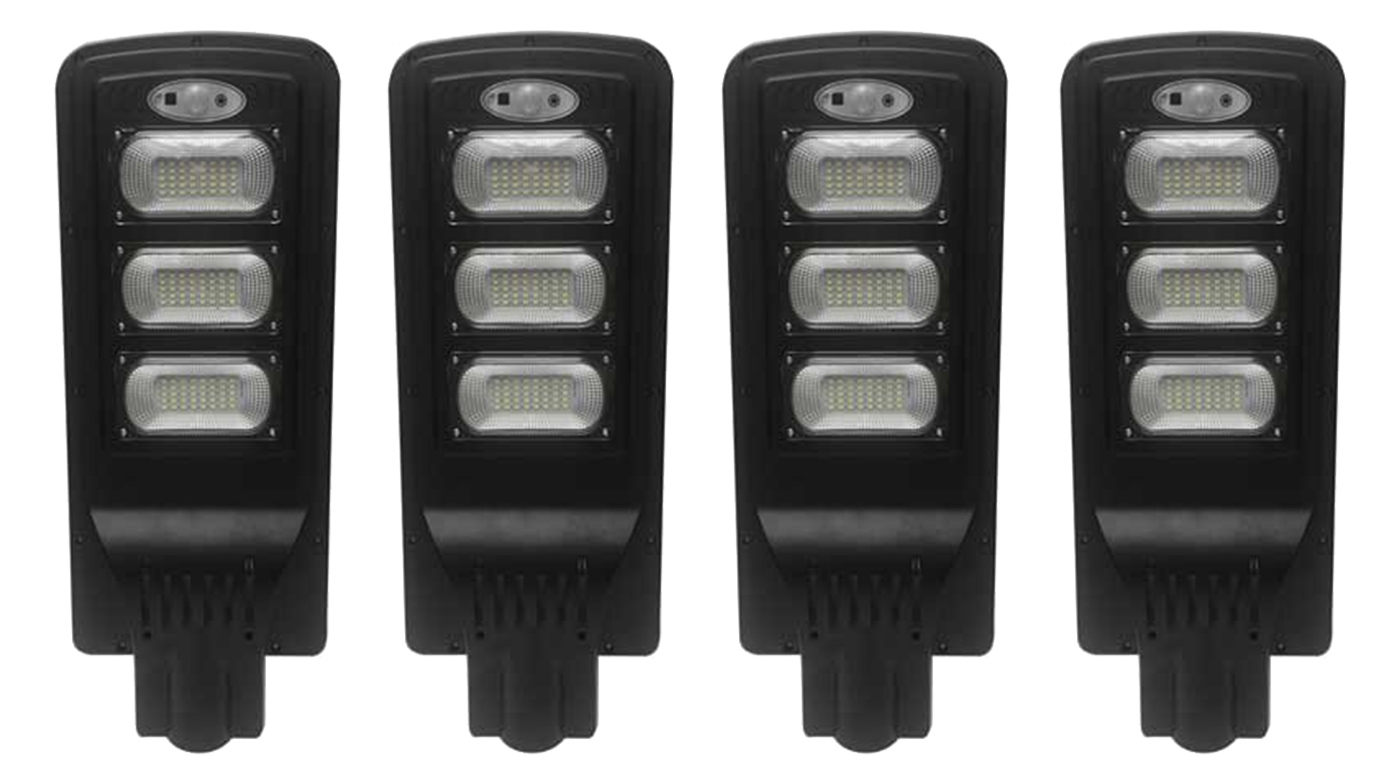 60W  Solcellsdriven LED Gatubelysning Stolpbelysning Belysning med rörelsevakt - för Stolpe Ø50mm - Inbyggt batteri och solcell - 5