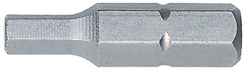 BATO 1/4 tum Bits 6kt. 7,0 x 25mm - 10 st/förpackning