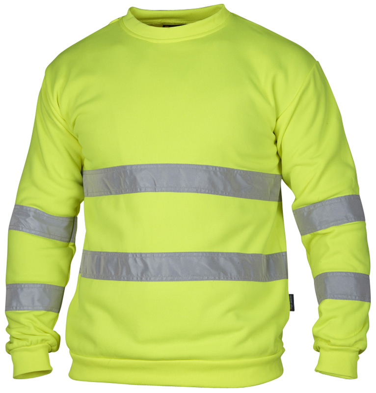 Tröja Sweatshirt Varsel  - Klass 3 (EN471) Gul