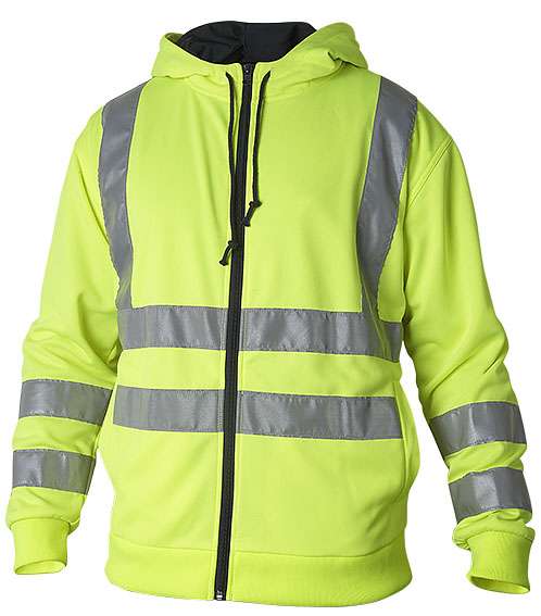 Tröja Hood Varsel  - Klass 3 (EN471) Gul