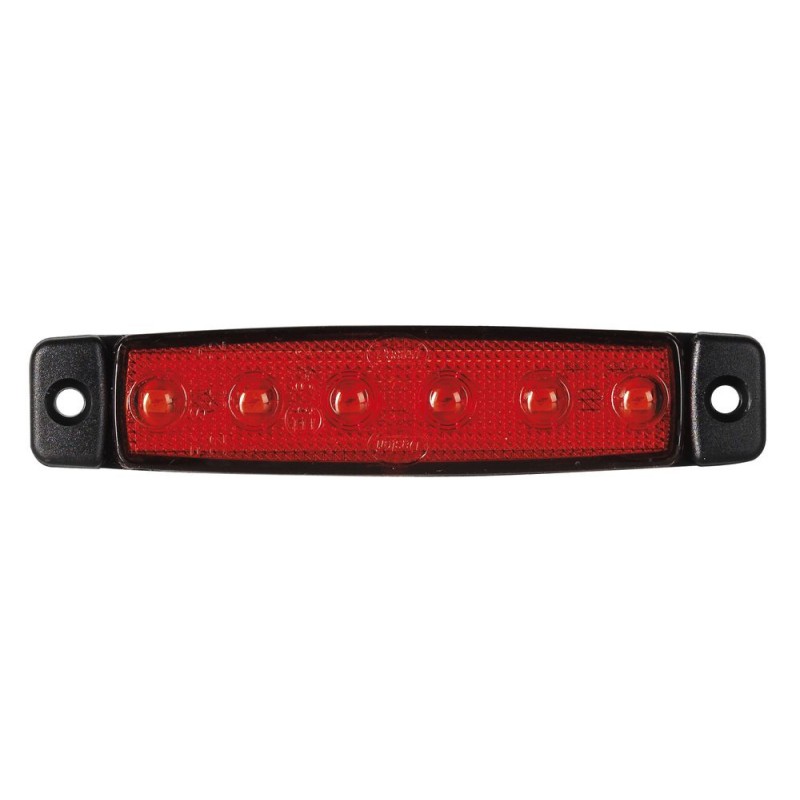 LED Sidomarkering RÖD - 12V 24V