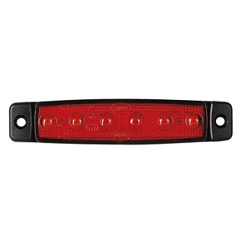 LED Sidomarkering RÖD - 12V 24V