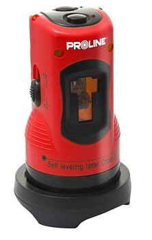 Krysslaser med stativ och glasögon