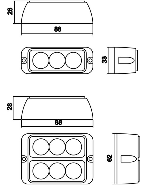 9W LED Blixtljusmodul - IGNITE FLASH F94 - 5