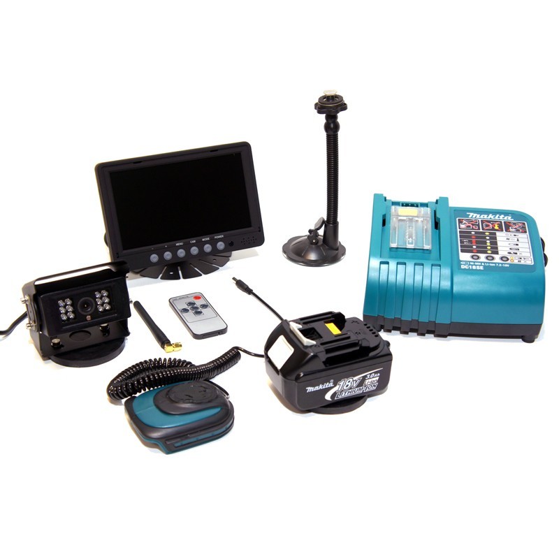 Batteridrivet kamerasystem - Supravision Flexview F7QUAD - 6