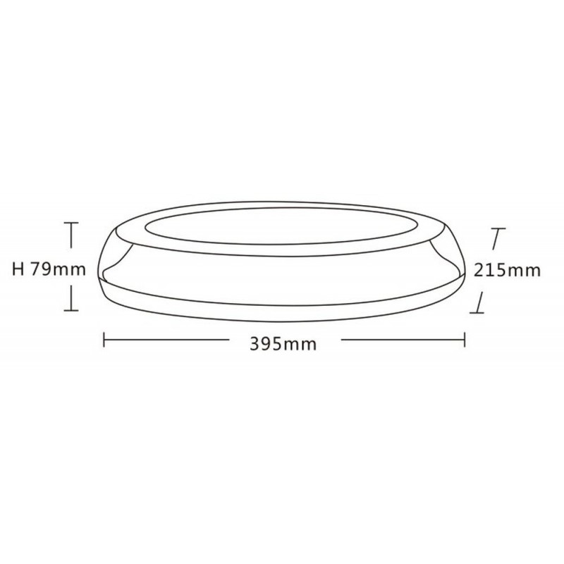 Liten Blixtljusramp med Magnetfot - 395mm - Certifierad för R65 R10 - 2