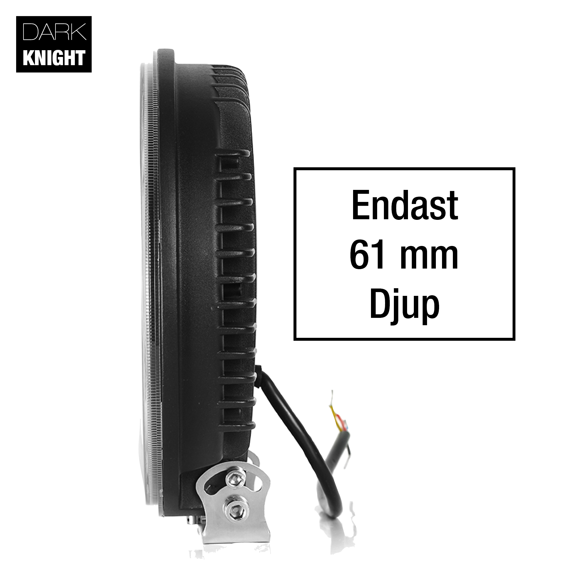 NYHET! LED Extraljus DARK NIGHT "Batman" 108 med DRL positionsljus - 7