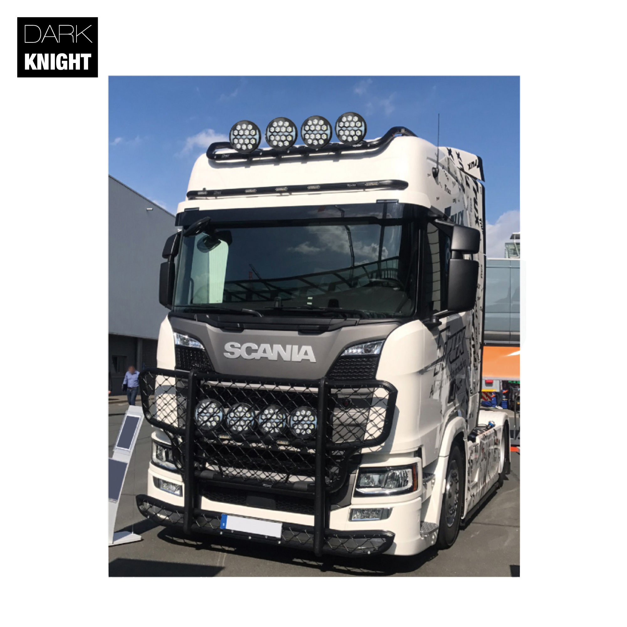 NYHET! LED Extraljus DARK NIGHT "Batman" 108 med DRL positionsljus - 10