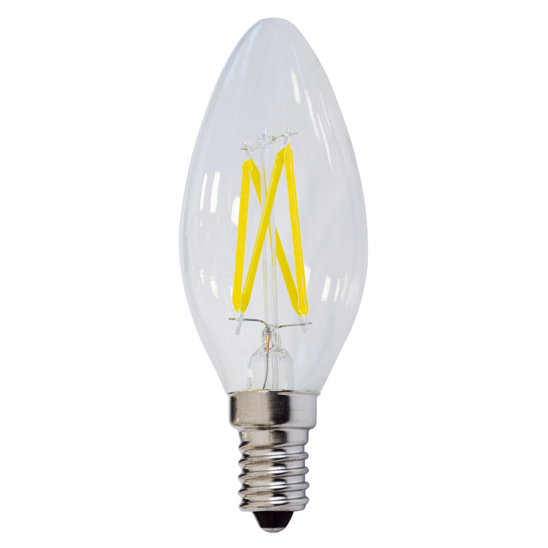 LED FILAMENT CANDLE C35 4W E14 Dimmbar