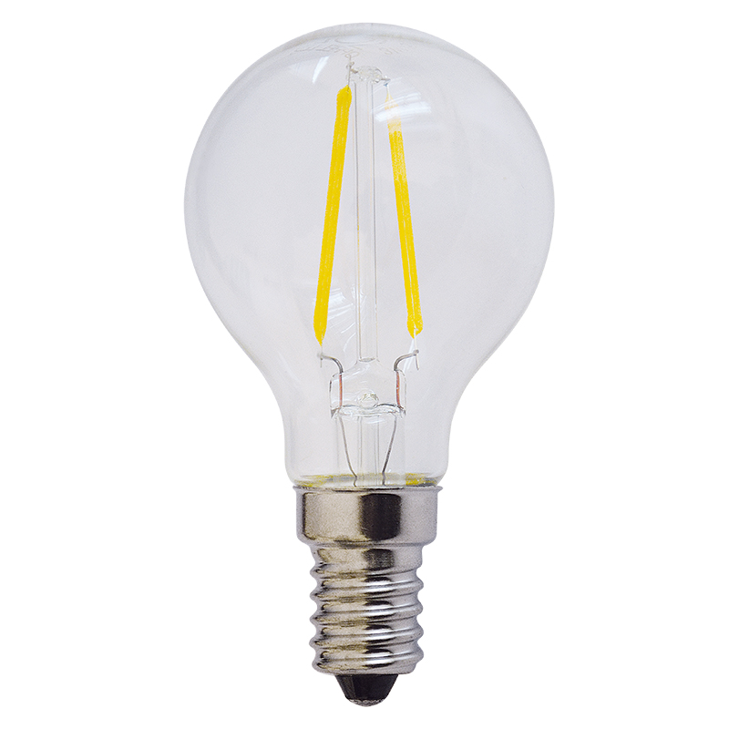 LED FILAMENT Lampa G45 2W E14
