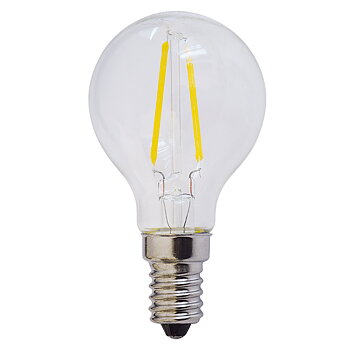 LED FILAMENT Lampa G45 2W E14