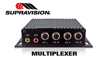 Supravision Quad Video Bildväxel Multiplexer 4 kanalig
