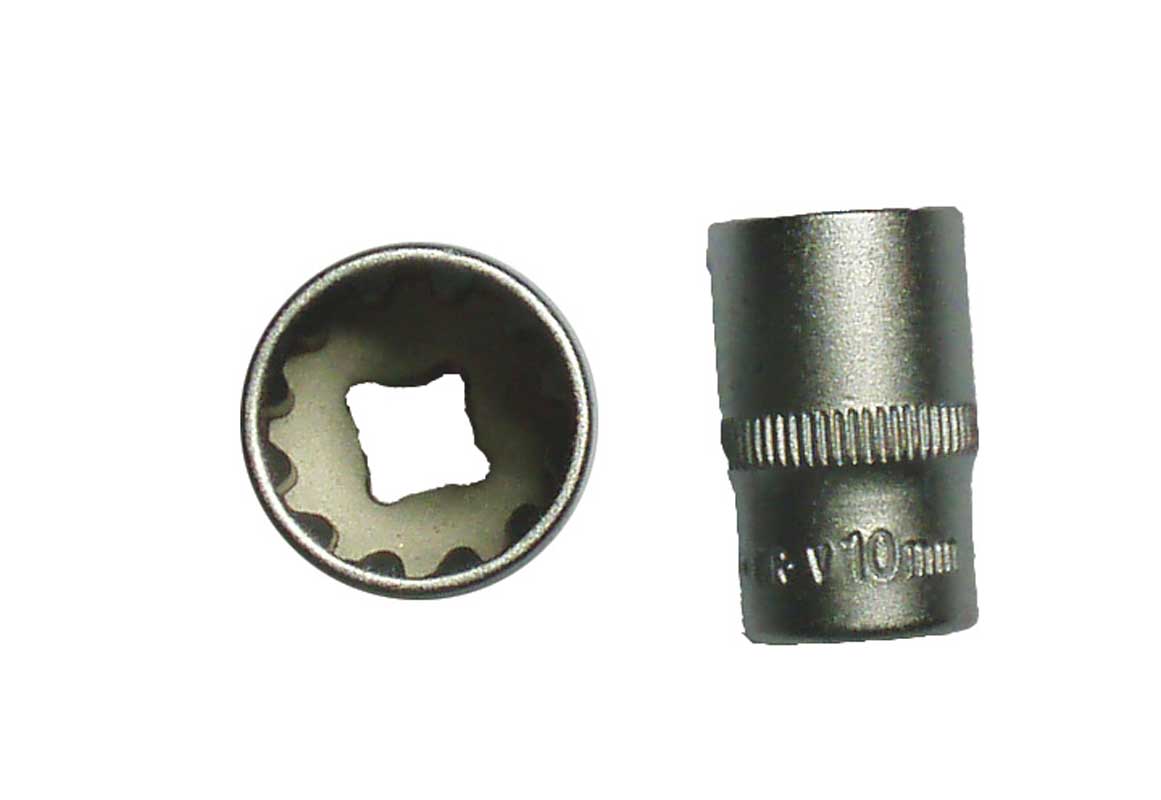 BATO Hylsa kort 1/4 tum x 11mm. SplineLock.