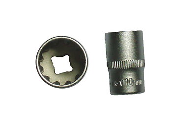 BATO Hylsa kort 1/4 tum x 14mm. SplineLock.