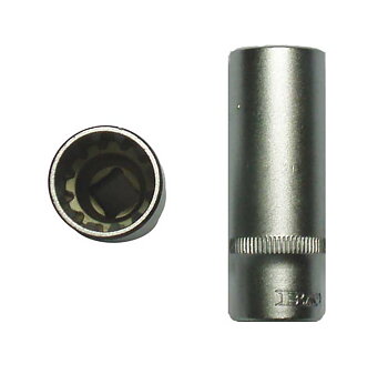 BATO Hylsa lång 1/4 tum x 10mm. SplineLock.