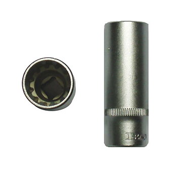 BATO Hylsa lång 1/4 tum x 11mm. SplineLock.