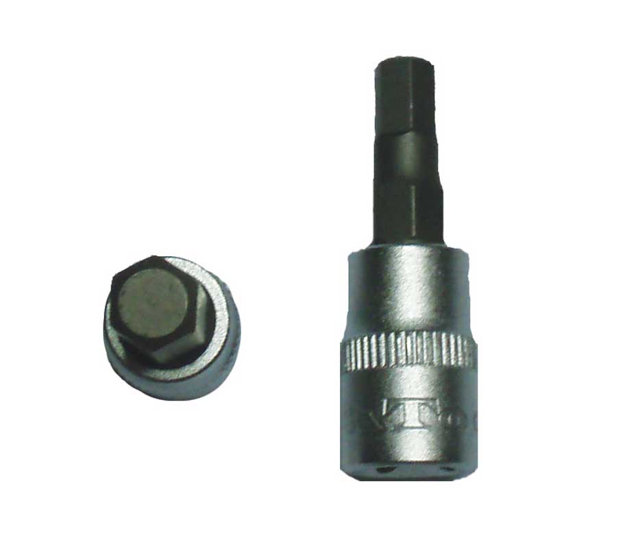 BATO Stifthylsa kort 1/4 tum x 6mm. 6kt.
