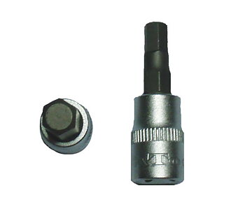 BATO Stifthylsa kort 1/4 tum x 8mm. 6kt.