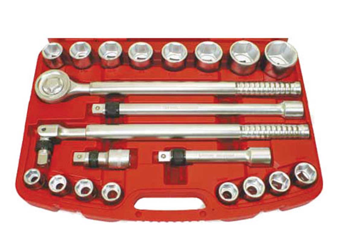 Hylsnyckelsats 3/4" - Quick Release/Telesskop