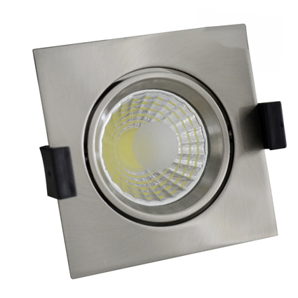 8W LED COB DOWNLIGHT Fyrkantig för INOX