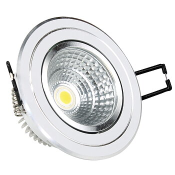 5W LED COB DOWNLIGHT Rund, Vridbar