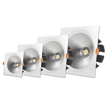 40W LED COB DOWNLIGHT Fyrkantig, Neutralt Vitt Ljus