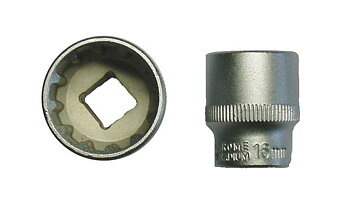 BATO Hyls kort 3/8 tum x 8mm. SplineLock.