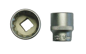 BATO Hyls kort 3/8 tum x 12mm. SplineLock.