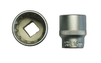 BATO Hyls kort 3/8 tum x 14mm. SplineLock.