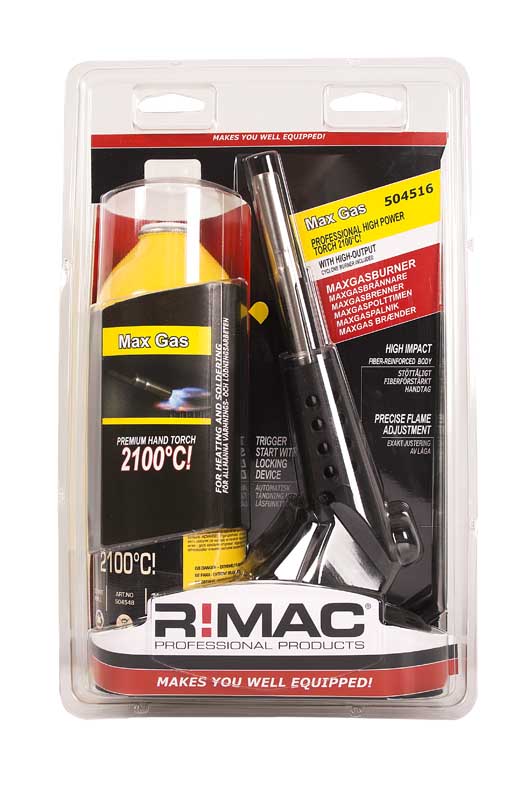 RIMAC - Maxgasbrännarkit Inkl Gas
