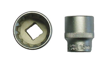 BATO Hyls kort 3/8 tum x 21mm. SplineLock.