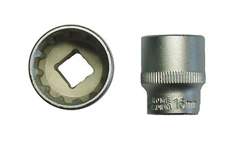 BATO Hyls kort 3/8 tum x 24mm. SplineLock.