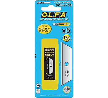 BATO Olfa säkerhet knivblad . SKB-2/5B - 6 st/förpackning