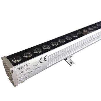 36W/220V LED WALL WASHER 1M för IP65 EPISTAR