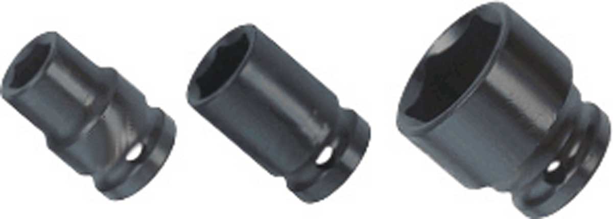 BATO Krafthylsa kort 1 tum x 24mm. 6kt.