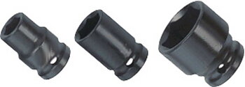 BATO Krafthylsa kort 1 tum x 25mm. 6kt.