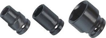 BATO Krafthylsa kort 1 tum x 26mm. 6kt.