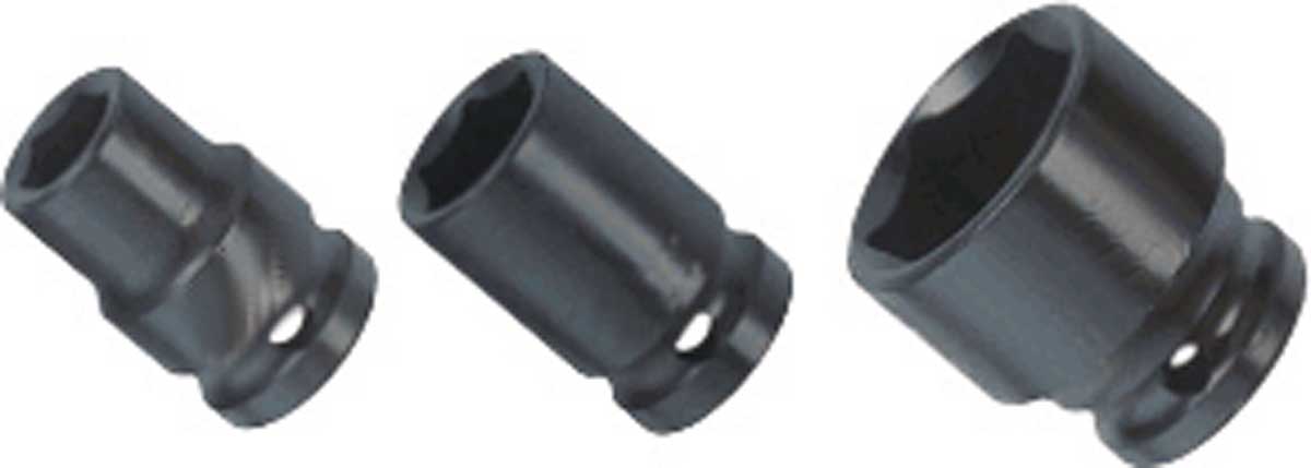 BATO Krafthylsa kort 1 tum x 34mm. 6kt.