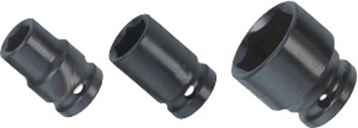 BATO Krafthylsa kort 1 tum x 36mm. 6kt.