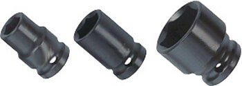 BATO Krafthylsa kort 1 tum x 46mm. 6kt.