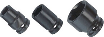 BATO Krafthylsa kort 1 tum x 48mm. 6kt.